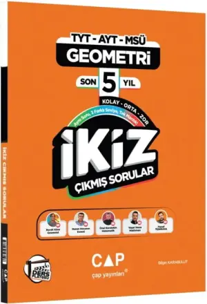 Ders Platosu Yayınları TYT - AYT - MSÜ Geometri Son 5 Yıl İkiz Çıkmış Sorular (2025-2026)