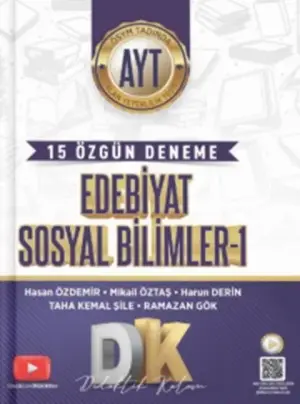 Didaktik Kalem Yayınları AYT Edebiyat Sosyal Bilimler-1 15 Özgün Deneme (2025-2026)