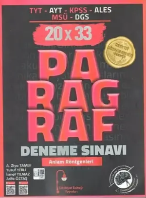 Edebiyat Sokağı Yayınları YKS TYT AYT 20x33 Paragraf Deneme Sınavı (2025-2026)