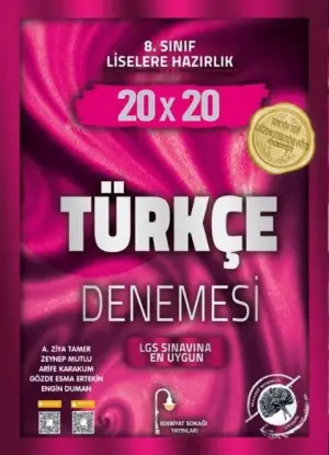 Edebiyat Sokağı Yayınları 8. Sınıf LGS Türkçe 20x20 Deneme (2025-2026)