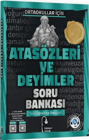 Edebiyat Sokağı Yayınları 5. 6. 7. 8. Sınıf Atasözleri ve Deyimler Soru Bankası (2025-2026)