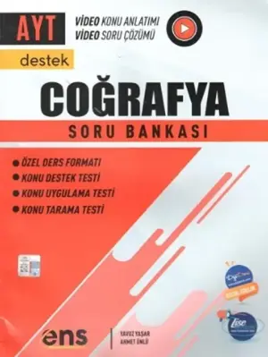 ENS Yayınları YKS Alan Yeterlilik Testi (AYT) Coğrafya Destek Soru Bankası (2024-2025)