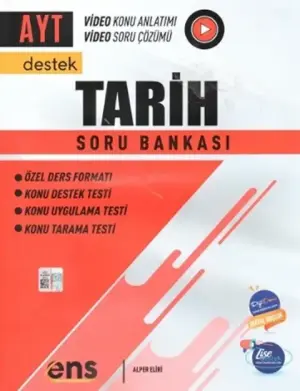 ENS Yayınları YKS Alan Yeterlilik Testi (AYT) Tarih Destek Soru Bankası (2024-2025)