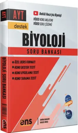 ENS Yayınları YKS AYT Biyoloji Destek Soru Bankası (2025-2026)