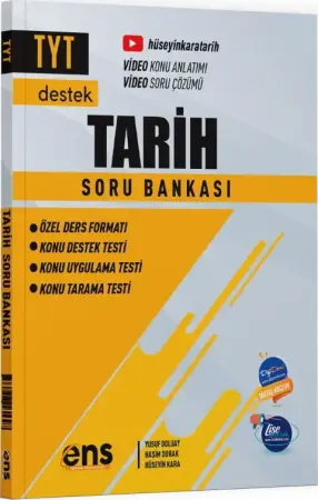 ENS Yayınları TYT Destek Tarih Soru Bankası (2025-2026)