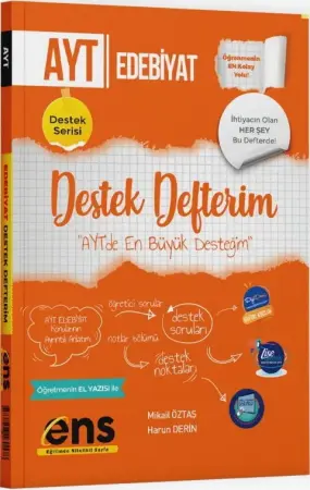 ENS Yayınları YKS Alan Yeterlilik Testi Türk Dili ve Edebiyatı Destek Defterim (2025-2026)