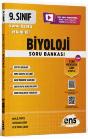 ENS Yayınları 9. Sınıf Etkinlikli KÖS Biyoloji Konu Özetli Soru Bankası (2025-2026)