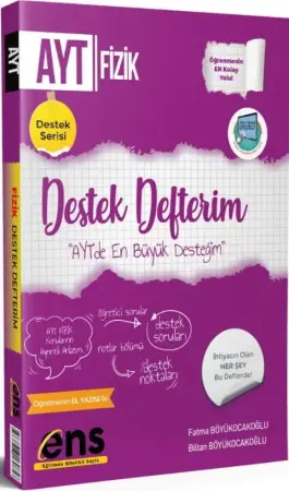ENS Yayınları AYT Fizik Destek Defterim (2025-2026)
