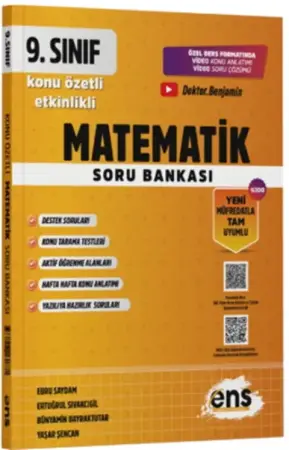ENS Yayınları 9. Sınıf Etkinlikli KÖS Matematik Konu Özetli Soru Bankası (2025-2026)