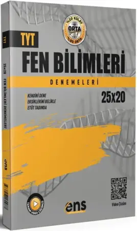 ENS Yayınları TYT Fen Bilimleri Destek 20 x 25 Denemeleri (2025-2026)