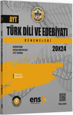ENS Yayınları YKS AYT Destek Edebiyat 24 x 20 Denemeleri (2026)