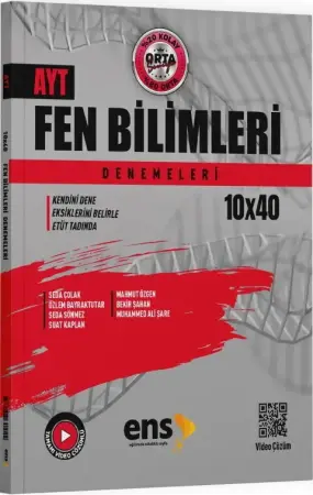 ENS Yayınları YKS AYT Fen Bilimleri 10 x 40 Destek Denemesi (2026)