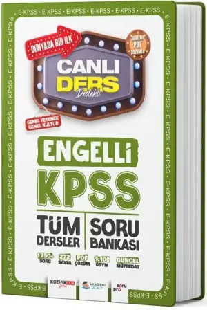 Akademi Denizi Yayınları 2026 E-KPSS Tüm Adaylar Genel Kültür Genel Yetenek Soru Bankası