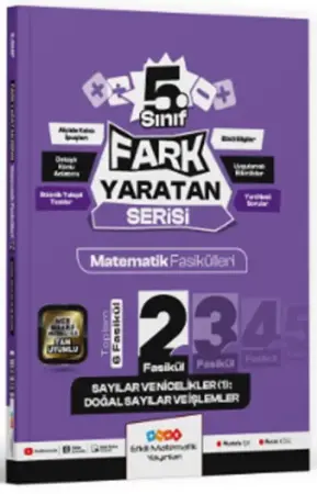 Etkili Matematik Yayınları 5. Sınıf Matematik Fark Yaratan Sayılar ve Nicelikler Fasikülü (2025-2026)