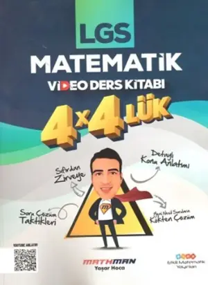 Etkili Matematik Yayınları LGS 8. Sınıf Matematik 4x4'lük Video Ders Kitabı (2024)