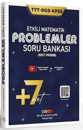 Etkili Matematik Yayınları TYT DGS KPSS Problemler Soru Bankası