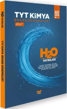 H2O Yayınları TYT Kimya 40 x 7 Branş Denemeleri (2025-2026)