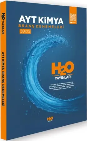 H2O Yayınları YKS Alan Yeterlilik Testi (AYT) Kimya 30x13 Branş Denemeleri (2025-2026)
