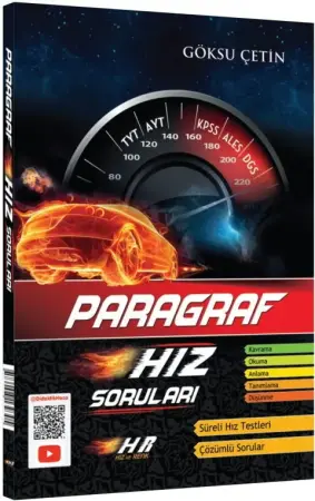 Hız ve Renk Yayınları YKS TYT AYT Paragraf Soru Bankası (2026-2027)