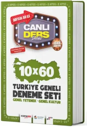 Akademi Denizi Yayınları 2026 E-KPSS Canlı Ders Destekli Türkiye Geneli Deneme Seti
