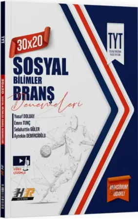Hız ve Renk Yayınları TYT Sosyal Bilimler 30 x 20 Denemeleri (2025-2026)