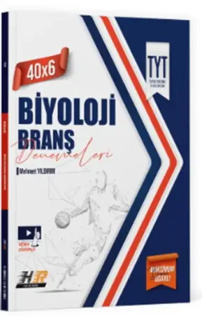 Hız ve Renk Yayınları TYT Biyoloji 40 x 6 Denemeleri (2025-2026)