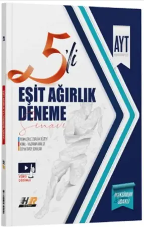 Hız ve Renk Yayınları AYT Eşit Ağırlık 5'li Görüntülü Çözümlü Deneme (2025-2026)