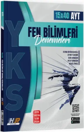 Hız ve Renk Yayınları YKS AYT Fen Bilimleri 15 x 40 Denemeleri (2025-2026)