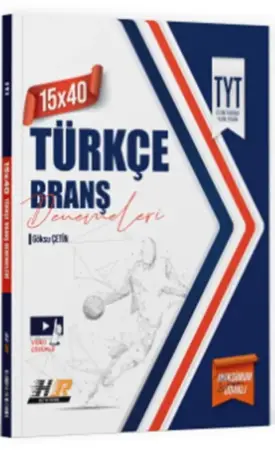 Hız ve Renk Yayınları TYT Türkçe 15 x 40 Branş Denemeleri (2025-2026)