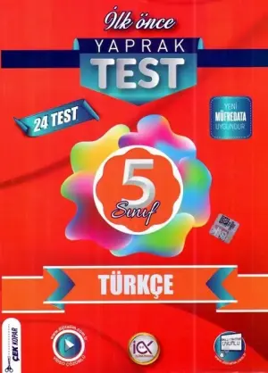 İlk Önce Yayıncılık 5. Sınıf Türkçe Yaprak Test (2024-2025)