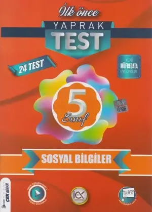 İlk Önce Yayıncılık 5. Sınıf Sosyal Bilgiler Yaprak Test (2024-2025)
