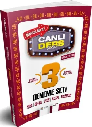 Akademi Denizi Yayınları KPSS Lise Önlisans Genel Kültür Genel Yetenek 3'lü Deneme Seti (2025-2026)