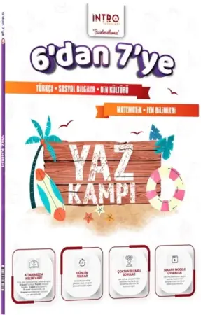 İntro Yayınları 6. Sınıftan 7. Sınıfa Tüm Dersler Yaz Kampı (2026)