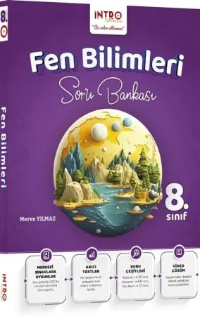 İNTRO Yayınları 8. Sınıf Fen Bilimleri Soru Bankası (2026-2027)