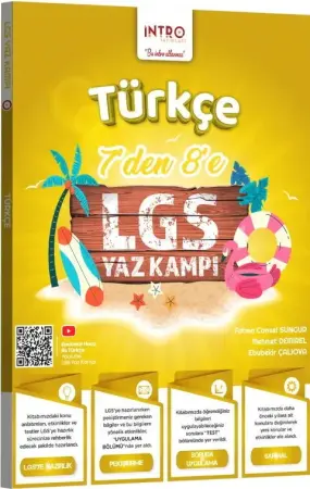 İNTRO Yayınları 7'den 8'e LGS Türkçe Yaz Kampı (2026-2027)