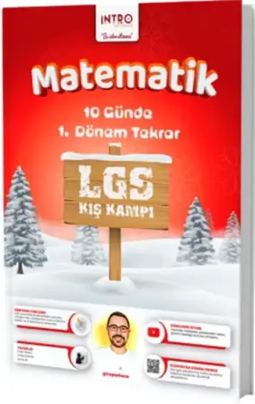 İntro Yayınları 8. Sınıf LGS Matematik 10 Günde 1. Dönem Tekrarı Kış Kampı (2025-2026)