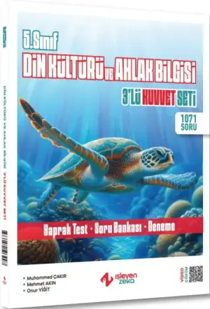 İşleyen Zeka Yayınları 5. Sınıf Din Kültürü ve Ahlak Bilgisi 3'lü Kuvvet Serisi Seti (2025-2026)
