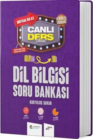 Akademi Denizi Yayınları KPSS Dil Bilgisi (Kolaydan Zora) Canlı Ders Destekli Soru Bankası (2025-2026)