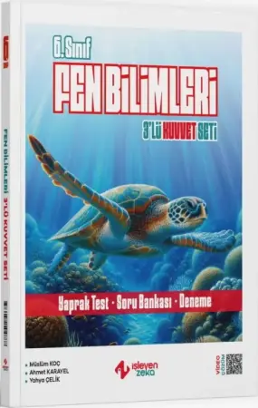 İşleyen Zeka Yayınları 6. Sınıf 3'lü Kuvvet Fen Bilimleri Seti (2025-2026)