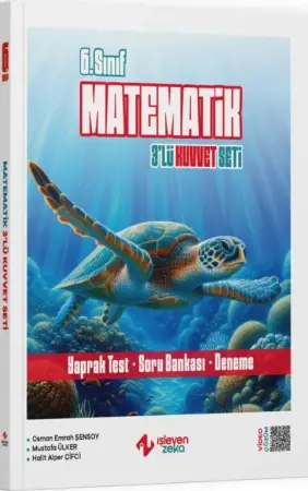 İşleyen Zeka Yayınları 6. Sınıf 3'lü Kuvvet Matematik Seti (2025-2026)