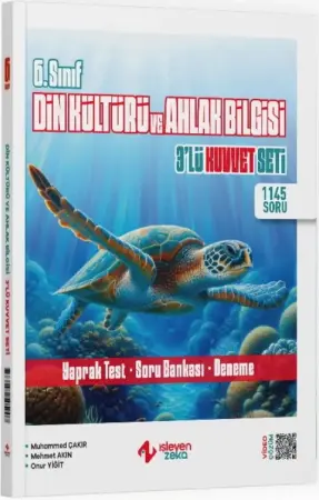 İşleyen Zeka Yayınları 6. Sınıf Din Kültürü ve Ahlak Bilgisi 3'lü Kuvvet Seti (2025-2026)