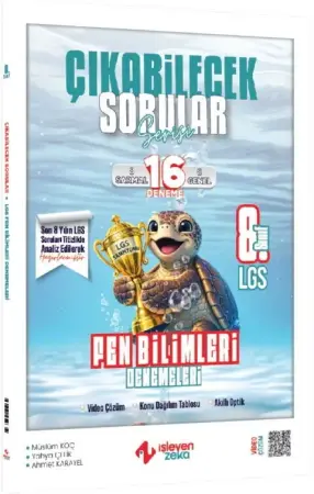 İşleyen Zeka Yayınları 8. Sınıf LGS Fen Bilimleri Çıkabilecek Sorular Denemeleri (2025-2026)