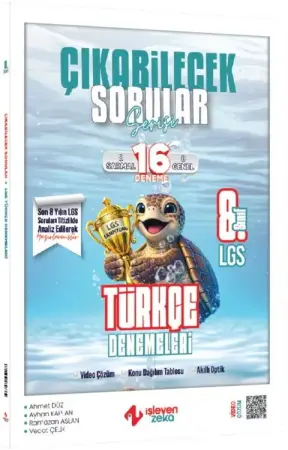 İşleyen Zeka Yayınları 8. Sınıf LGS Türkçe Çıkabilecek Sorular Denemeleri (2026)